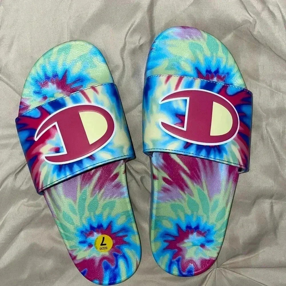 Champion mega tie die sandals